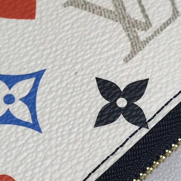 Louis Vuitton Heart Monogram Zippy Wallet Long Wallet Multicolor - Picture 4 of 7